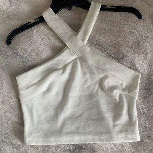 SHEIN Cropped Cross Neck Tank